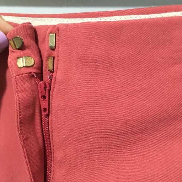 Massimo Dutti Coral Pink Chic Straight Leg Pants - Picture 6 of 8